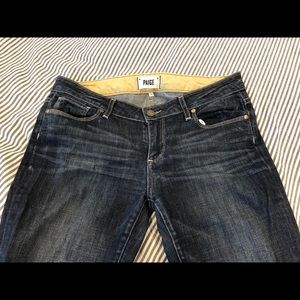 Paige straight leg denim